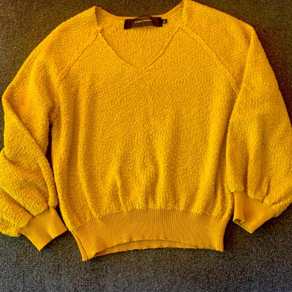 Mustard colored sweater